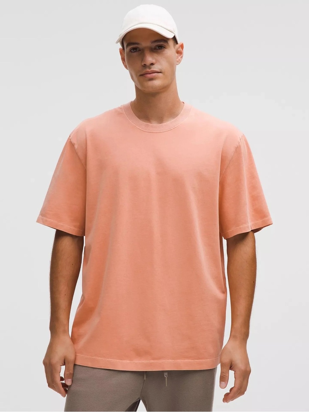 Men's Lululemon Relaxed Fit Crew Neck T‑Shirt - Sedona Sunset Peach